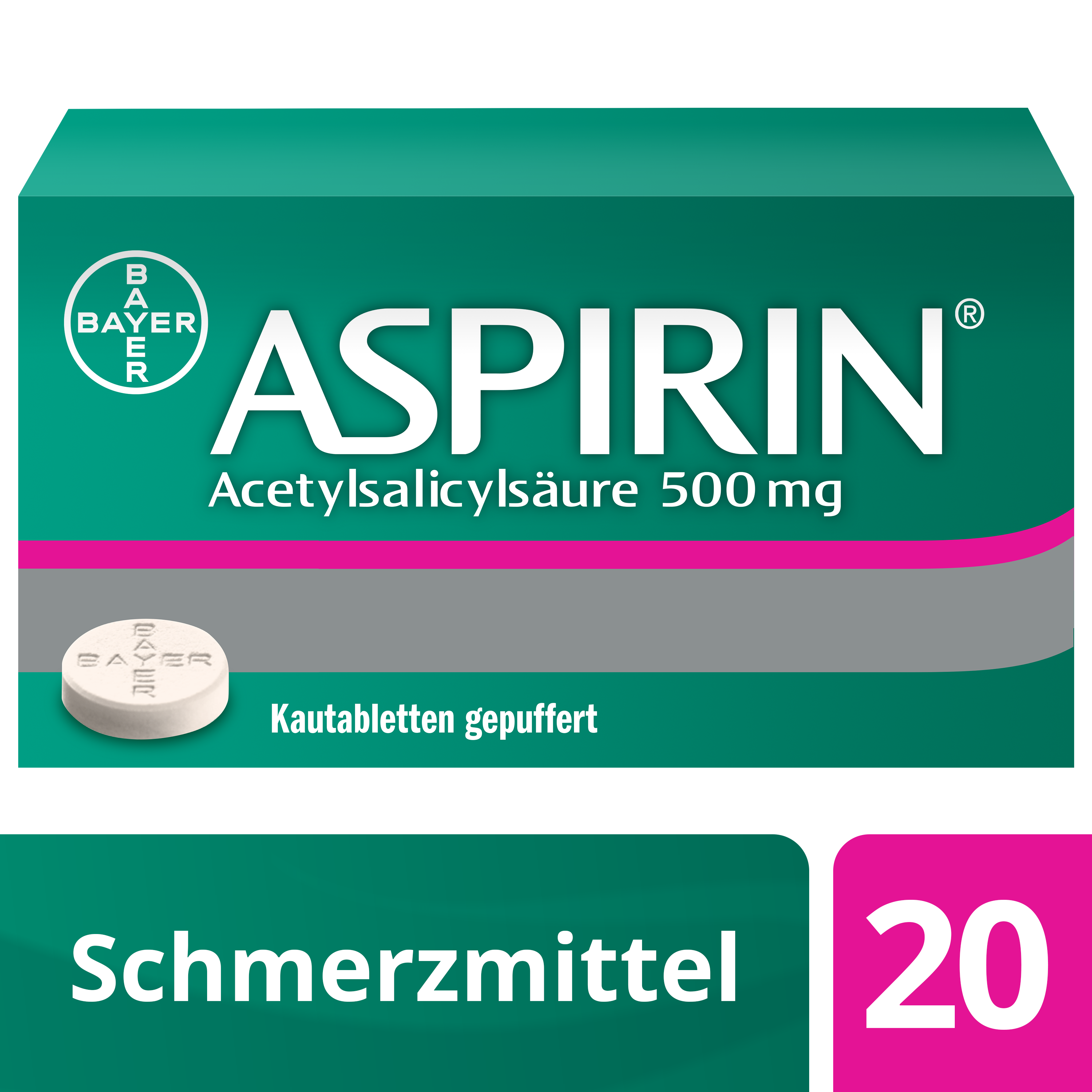 Aspirin, Kautabletten