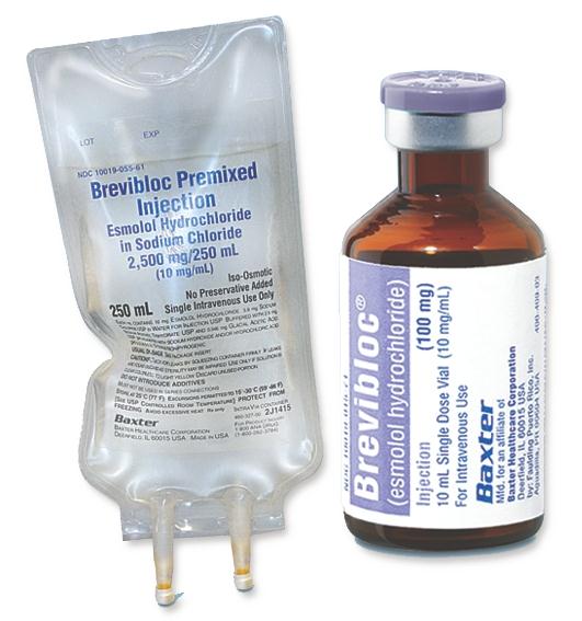 BREVIBLOC sol perf 2.5 g/250ml sach 250 ml