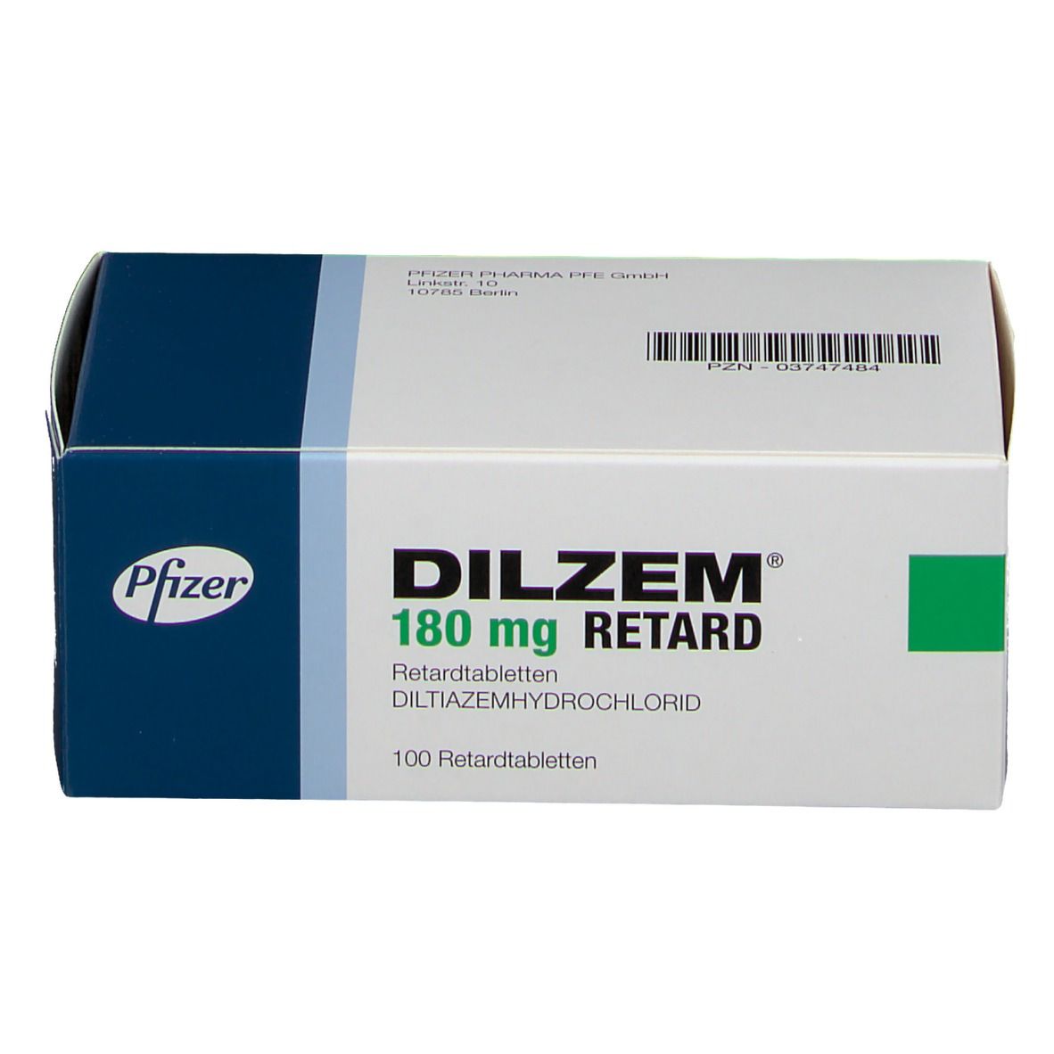 DILZEM RR cpr pell 180 mg 100 pce