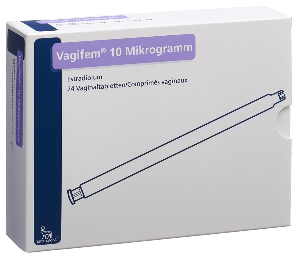 VAGIFEM cpr vag 10 mcg 24 pce