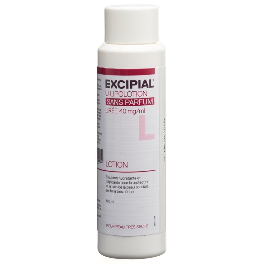 Excipial U lipolotion, lot sans parfum , 500 ml
