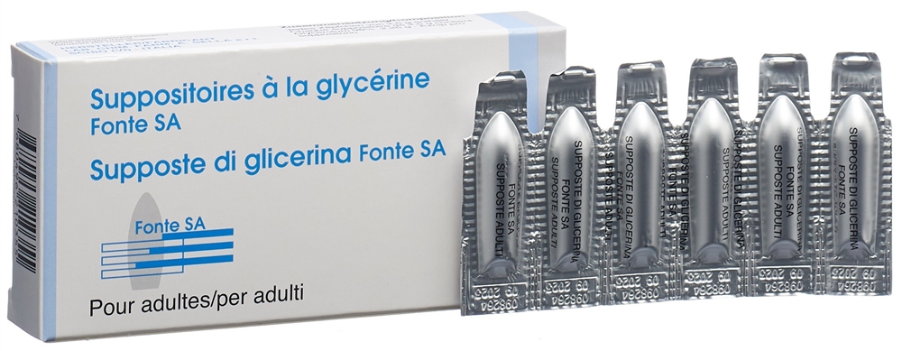 Supposte di glicerina Fonte SA, supposte per adulti