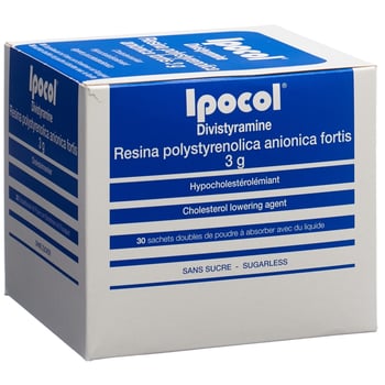 IPOCOL Divistyramine pdr 30 sach dbl 3 g