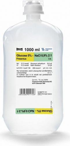 GLUC NACL 2:1 Fresenius 1000ml KabiPac 10 pce