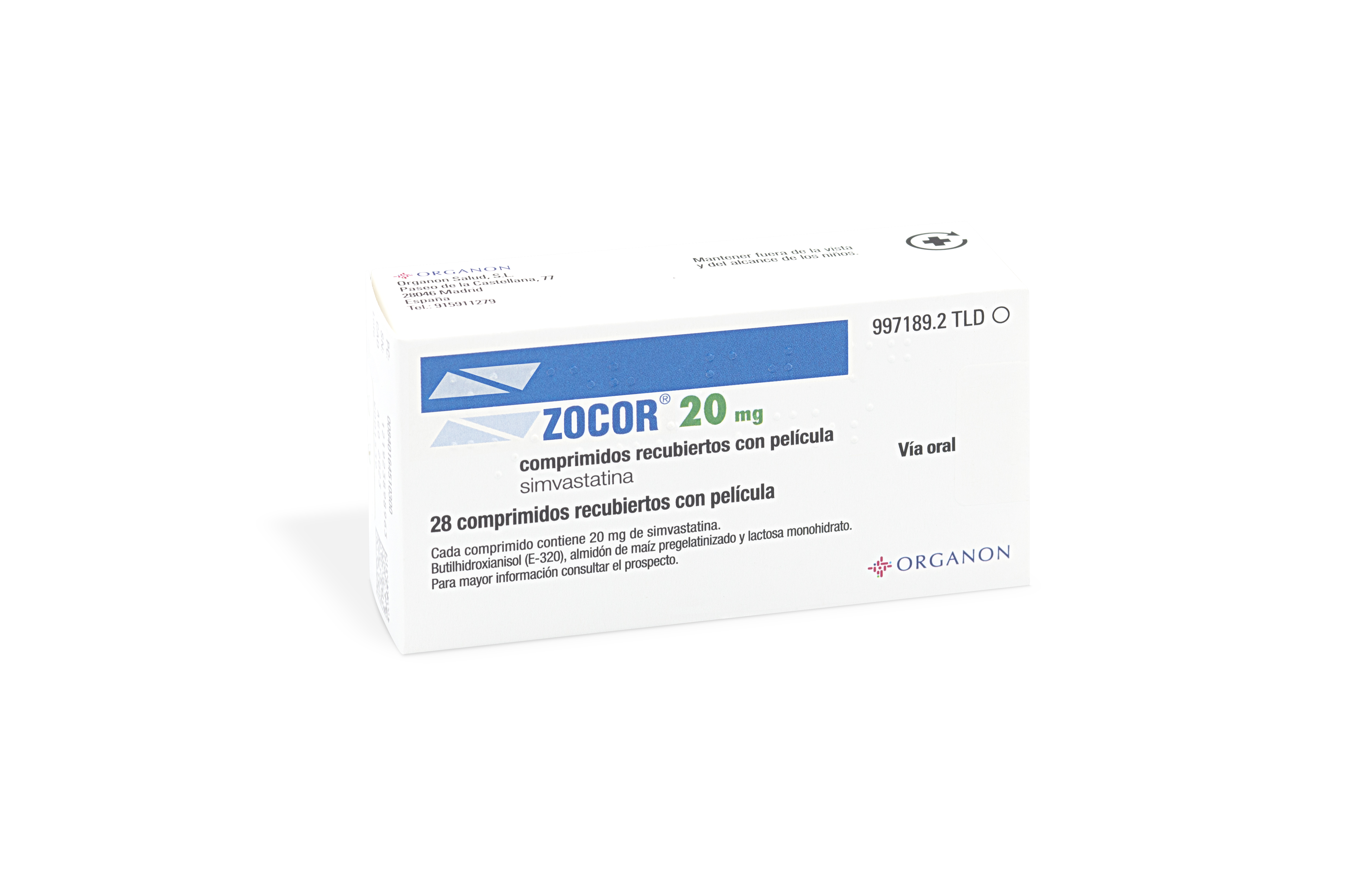 ZOCOR cpr pell 20 mg 28 pce
