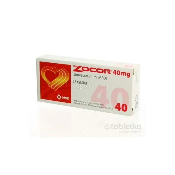 ZOCOR cpr pell 40 mg 28 pce