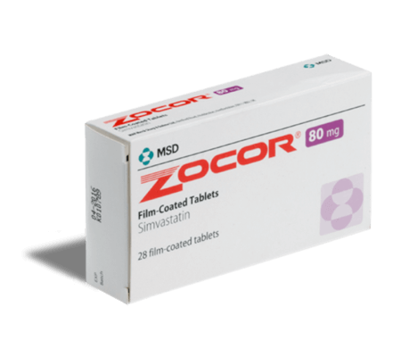 Zocor 80 mg, Filmtabletten