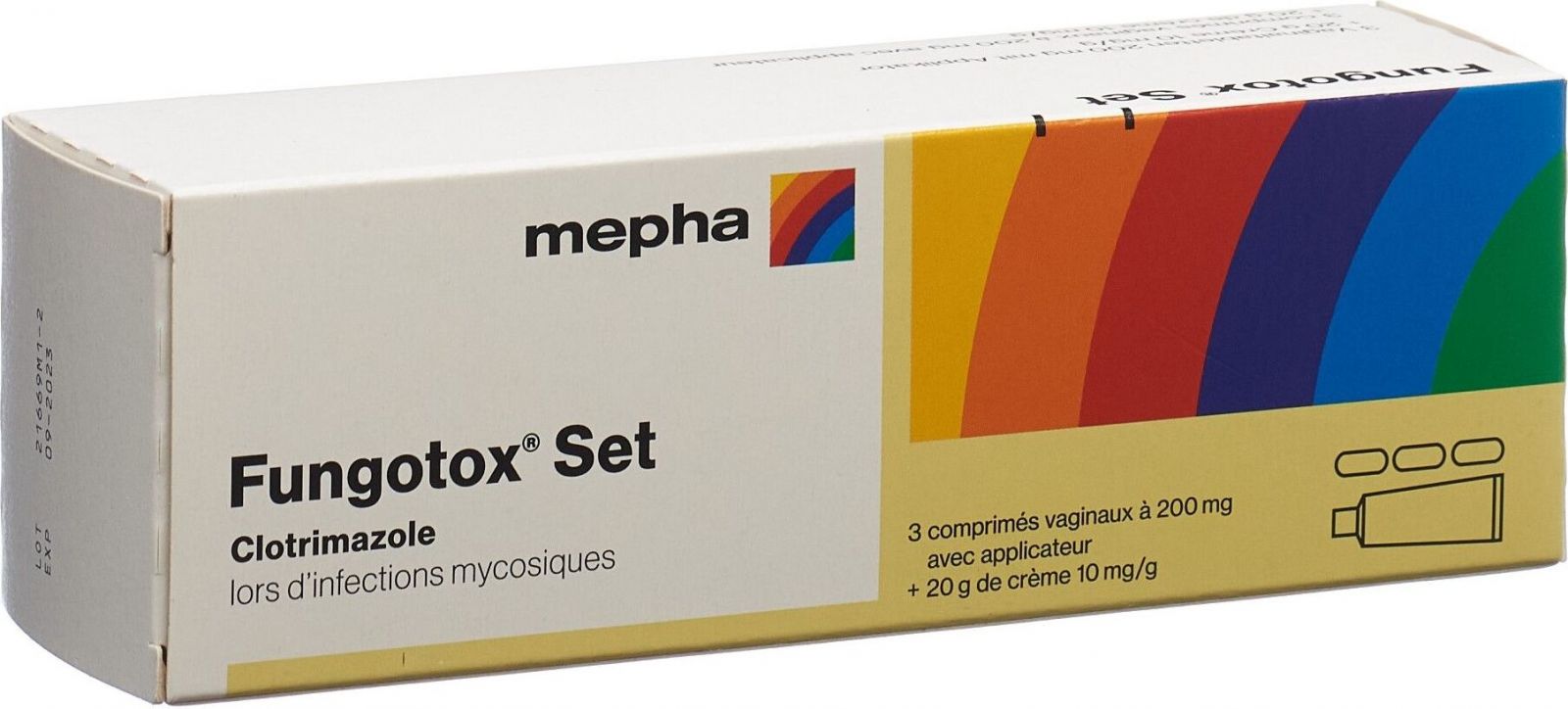 FUNGOTOX set 3 cpr vag+20 g crème