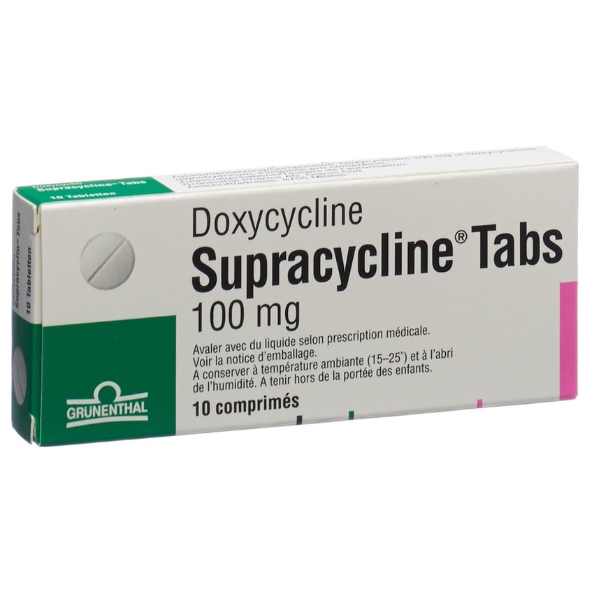 SUPRACYCLINE Tabs cpr 100 mg 10 pce