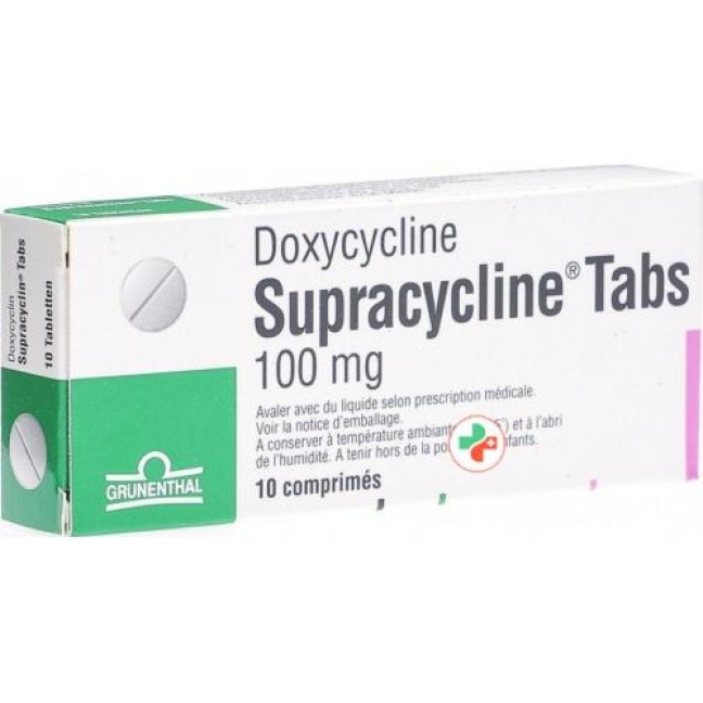 SUPRACYCLINE Tabs cpr 100 mg 10 pce