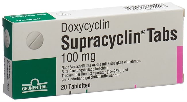 SUPRACYCLINE Tabs cpr 100 mg 20 pce