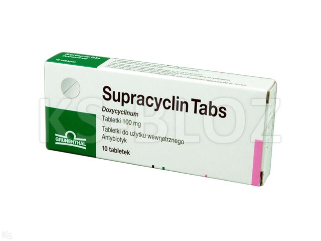 SUPRACYCLINE Tabs cpr 100 mg 20 pce