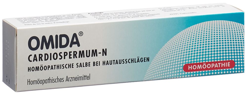 Omida Cardiospermum-N bei Hautausschlägen, Creme