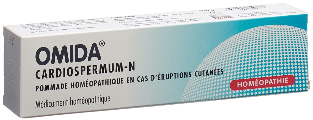 Omida Cardiospermum-N bei Hautausschlägen, Creme
