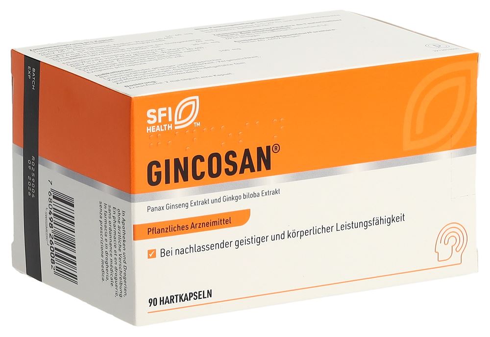 Gincosan, capsula rigida
