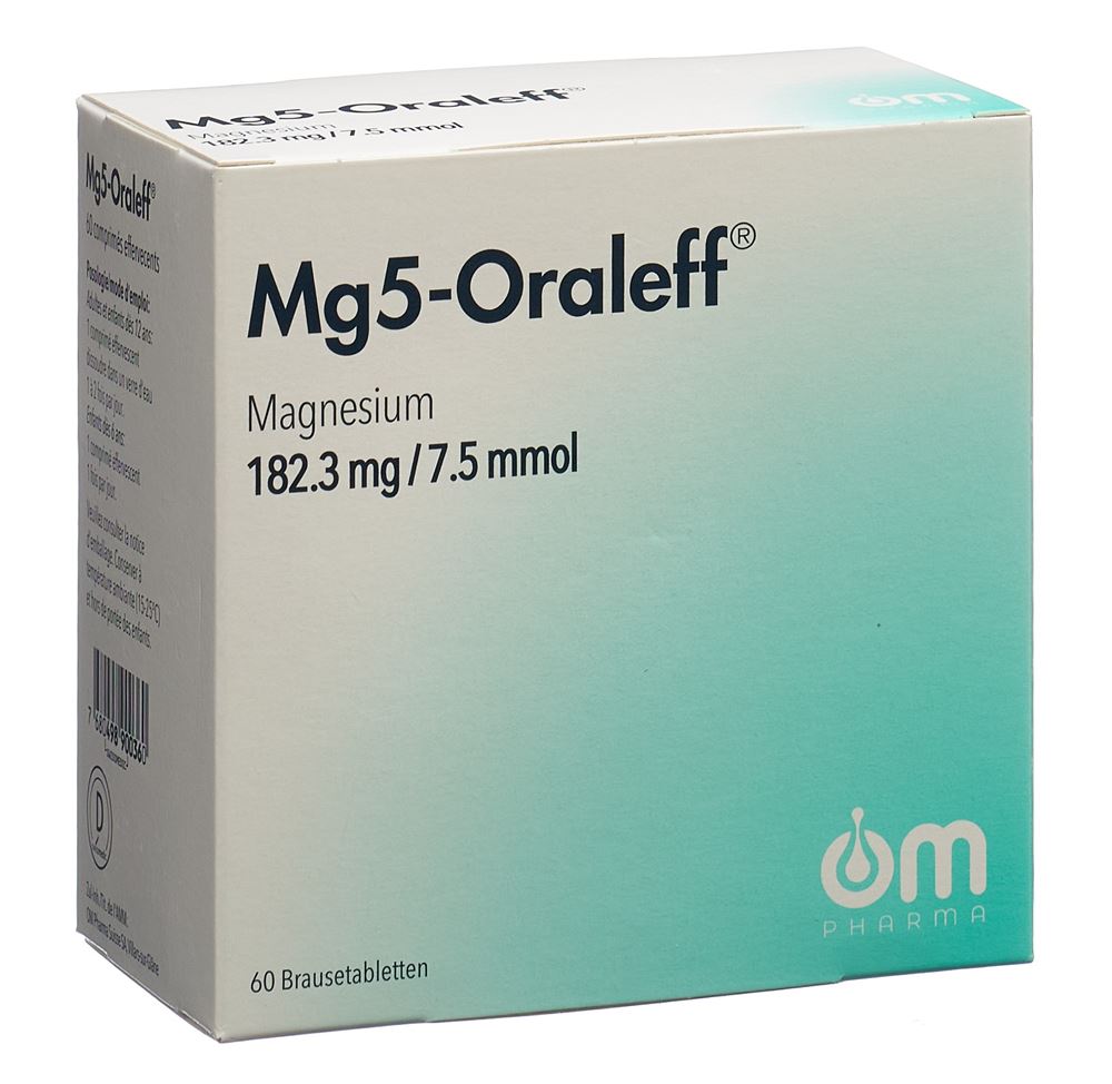 Mg 5-Oraleff, comprimés effervescents