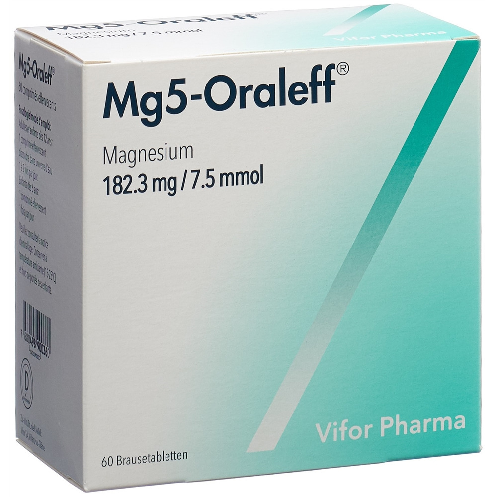 Mg 5-Oraleff, comprimés effervescents