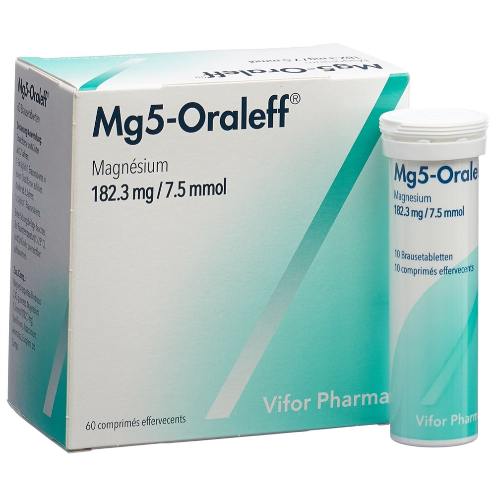 Mg 5-Oraleff, comprimés effervescents