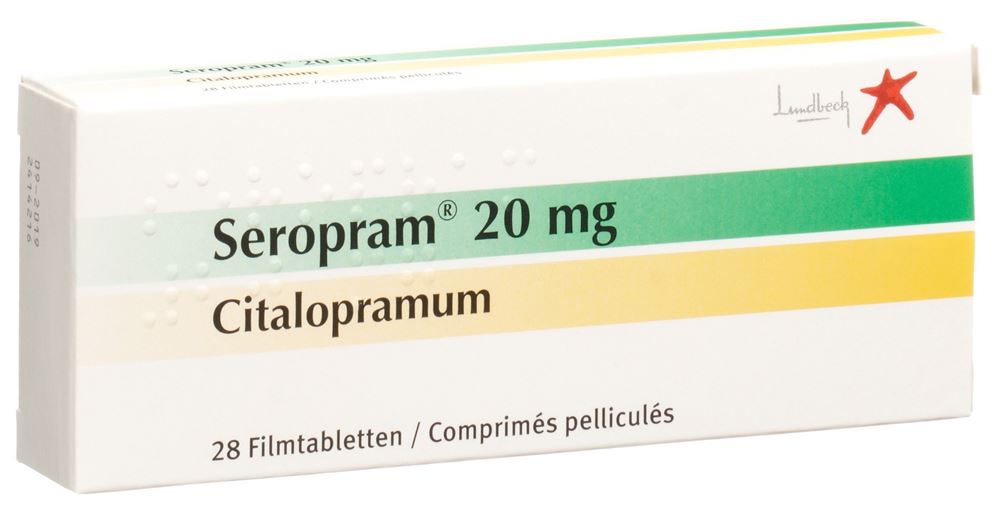 SEROPRAM cpr pellic 20 mg 28 pce