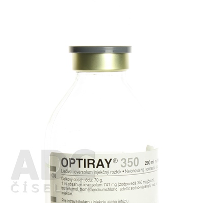 OPTIRAY sol inj 350 mg/ml vial 200 ml