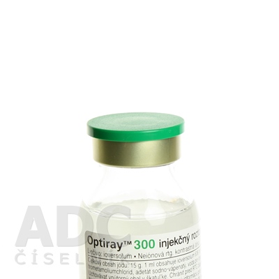OPTIRAY sol inj 300 mg/ml HP ser pré 125 ml