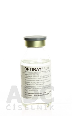 OPTIRAY sol inj 350 mg/ml HP ser pré 125 ml