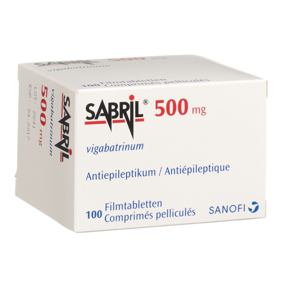 SABRIL cpr pell 500 mg 100 pce