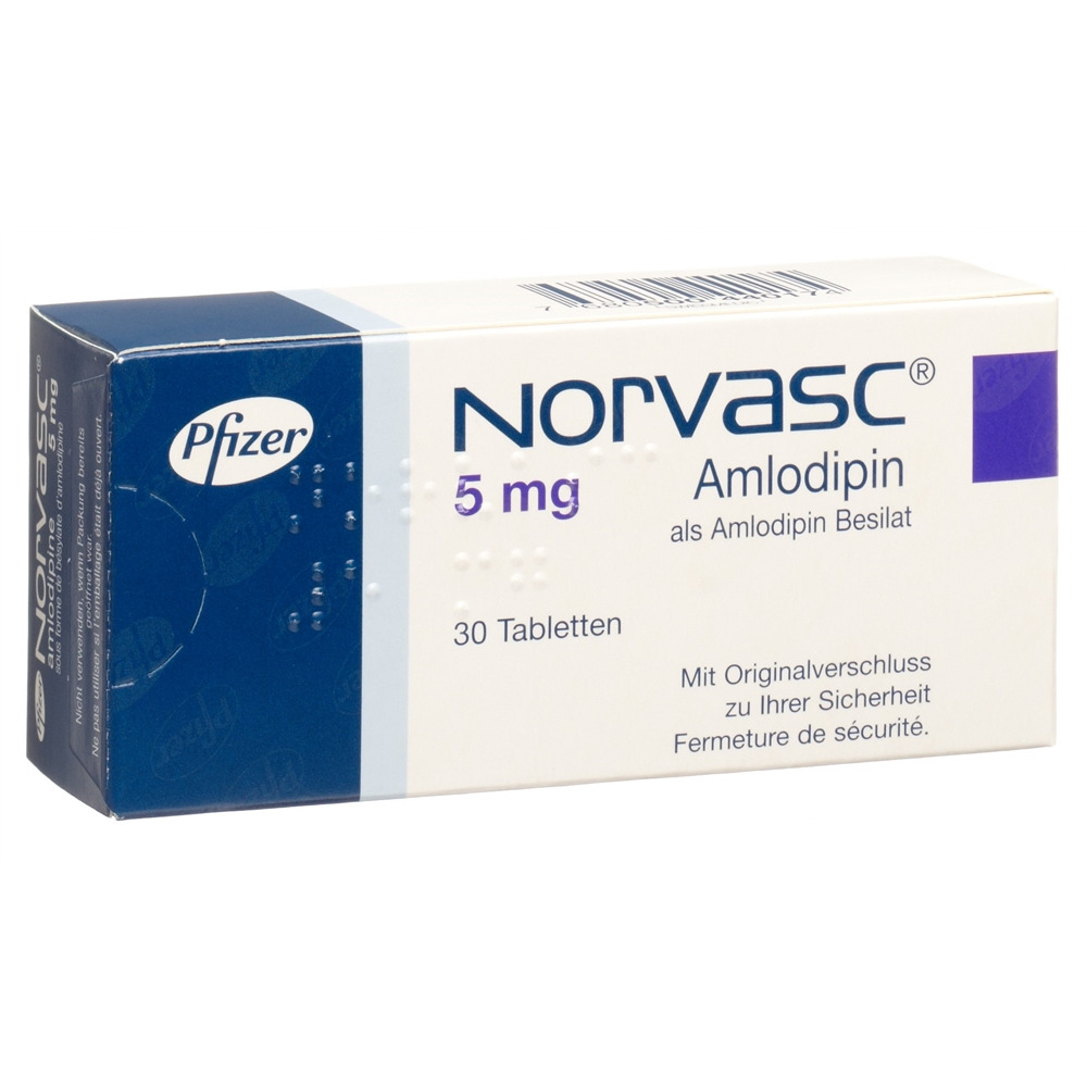 NORVASC cpr 5 mg 30 pce
