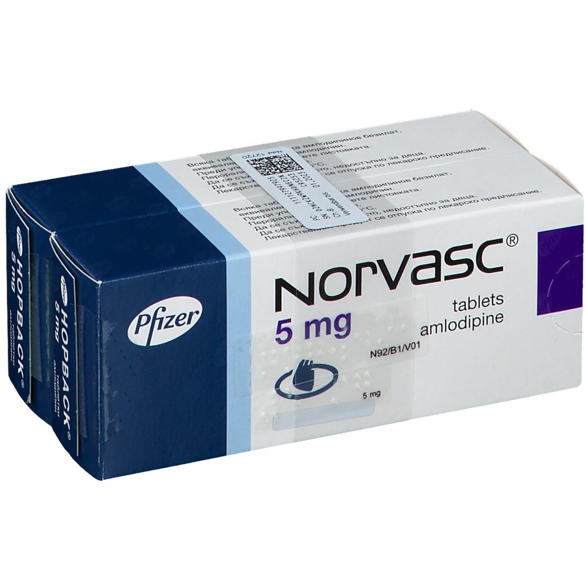 NORVASC cpr 5 mg 100 pce