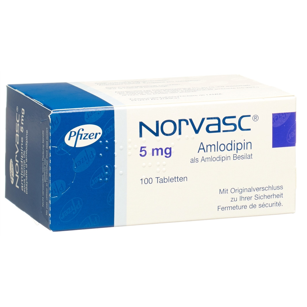 NORVASC cpr 5 mg 100 pce