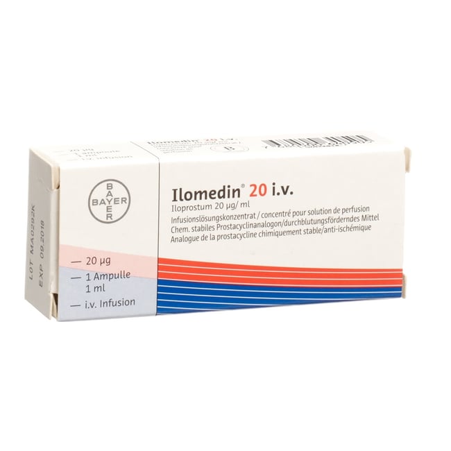 ILOMEDIN conc perf 20 mcg/ml i.v. amp 1 ml