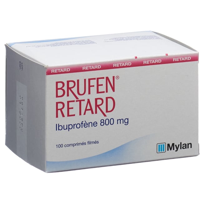 BRUFEN Retard cpr pell ret 800 mg 100 pce