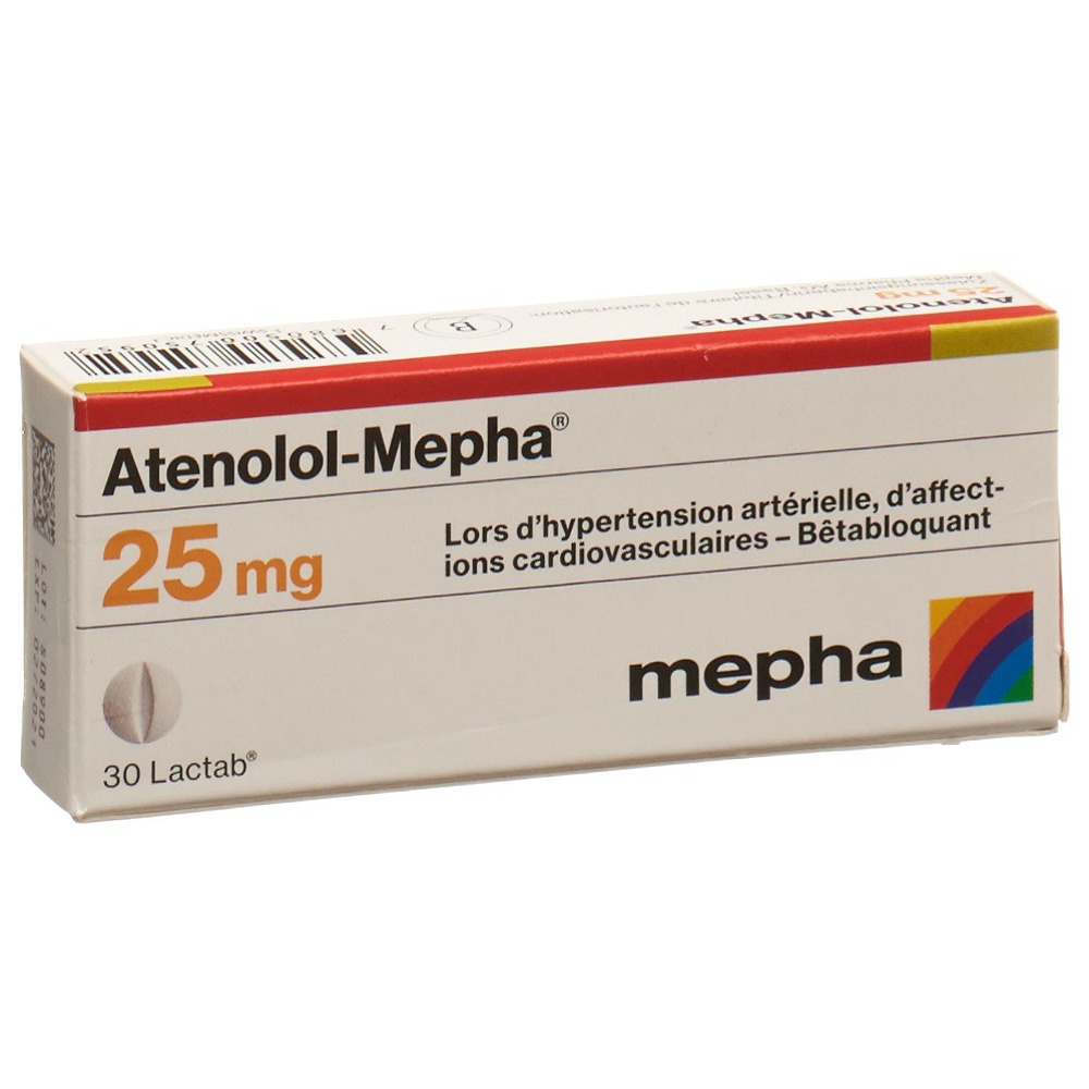 Atenolol-Mepha 25, Filmtabletten