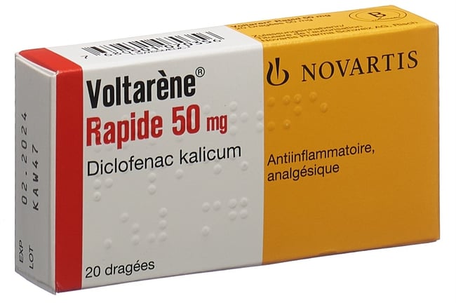 VOLTARENE Rapide drag 50 mg 20 pce