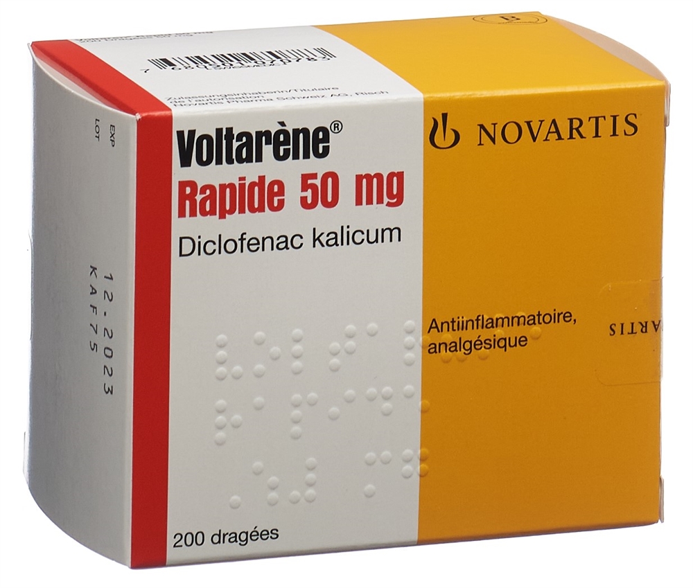 VOLTARENE Rapide drag 50 mg 200 pce