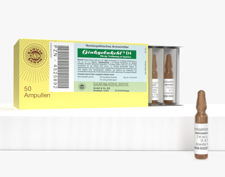 GINKGOBAKEHL sol inj 4 D 50 amp 2 ml