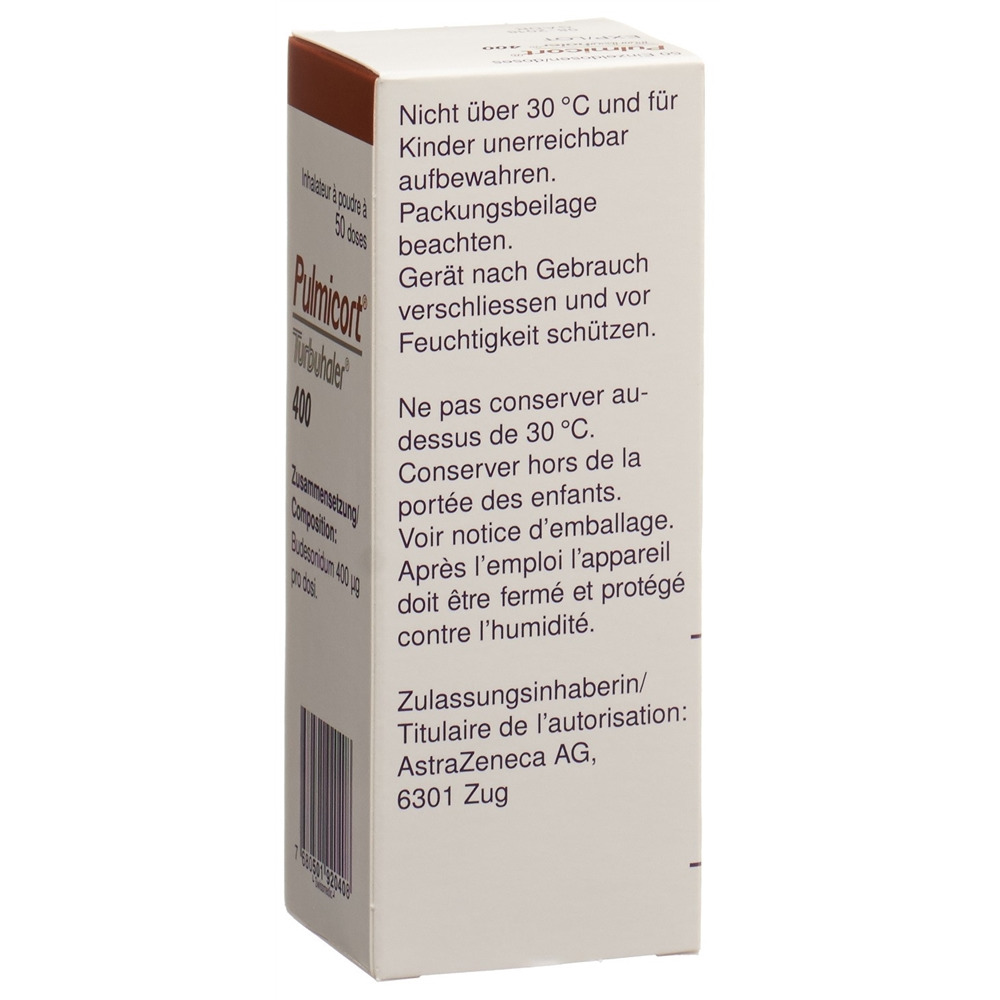 Pulmicort Turbuhaler 400, Pulver zur Inhalation