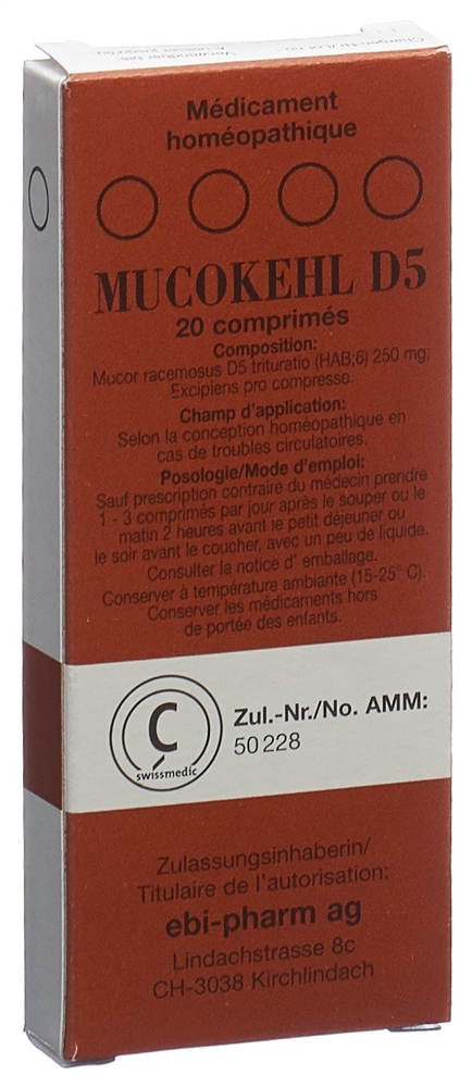 MUCOKEHL cpr 5 D 20 pce
