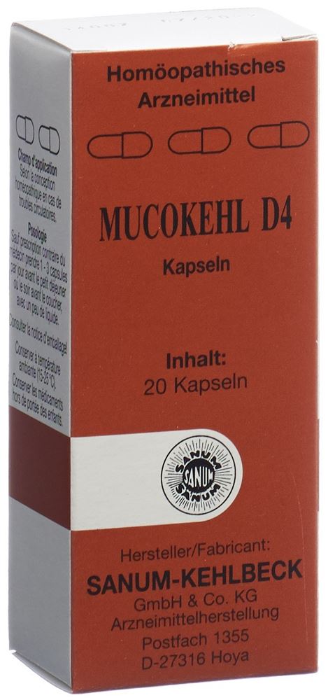 MUCOKEHL caps 4 D 20 pce