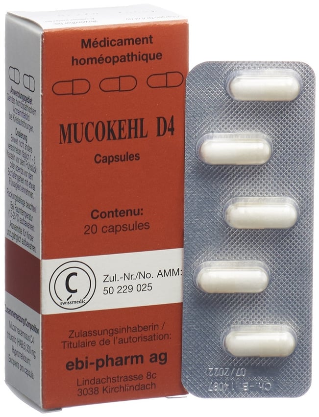MUCOKEHL caps 4 D 20 pce