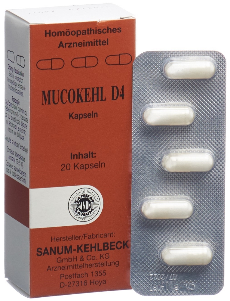 MUCOKEHL caps 4 D 20 pce