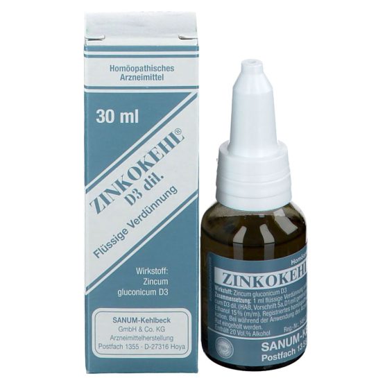 ZINKOKEHL gouttes 3 D fl 30 ml