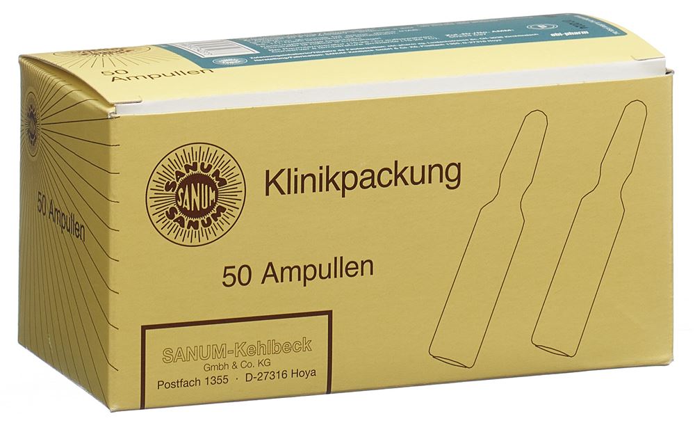 ZINKOKEHL sol inj 50 amp 2 ml