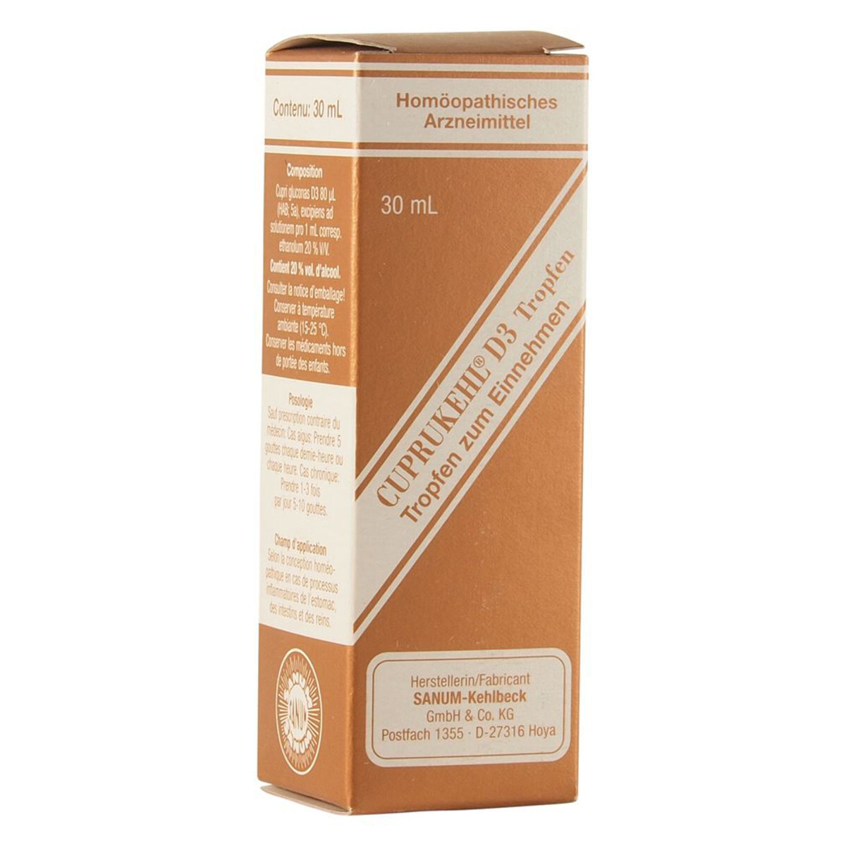 CUPRUKEHL gouttes 3 D fl 30 ml