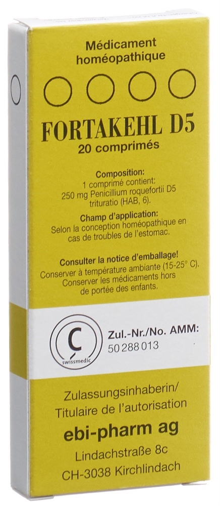 FORTAKEHL cpr 5 D trit 20 pce