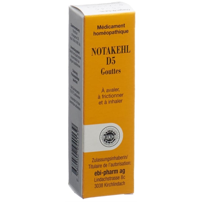 NOTAKEHL gouttes 5 D fl 10 ml