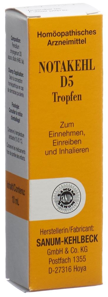 NOTAKEHL gouttes 5 D fl 10 ml