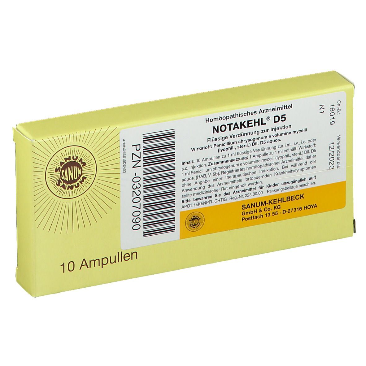 NOTAKEHL sol inj 5 D 10 amp 1 ml