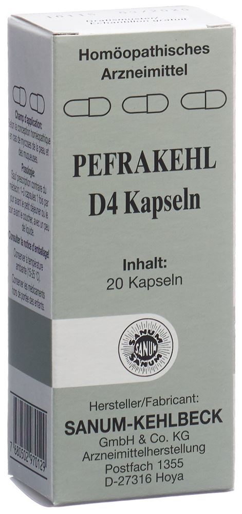 PEFRAKEHL caps 4 D 20 pce