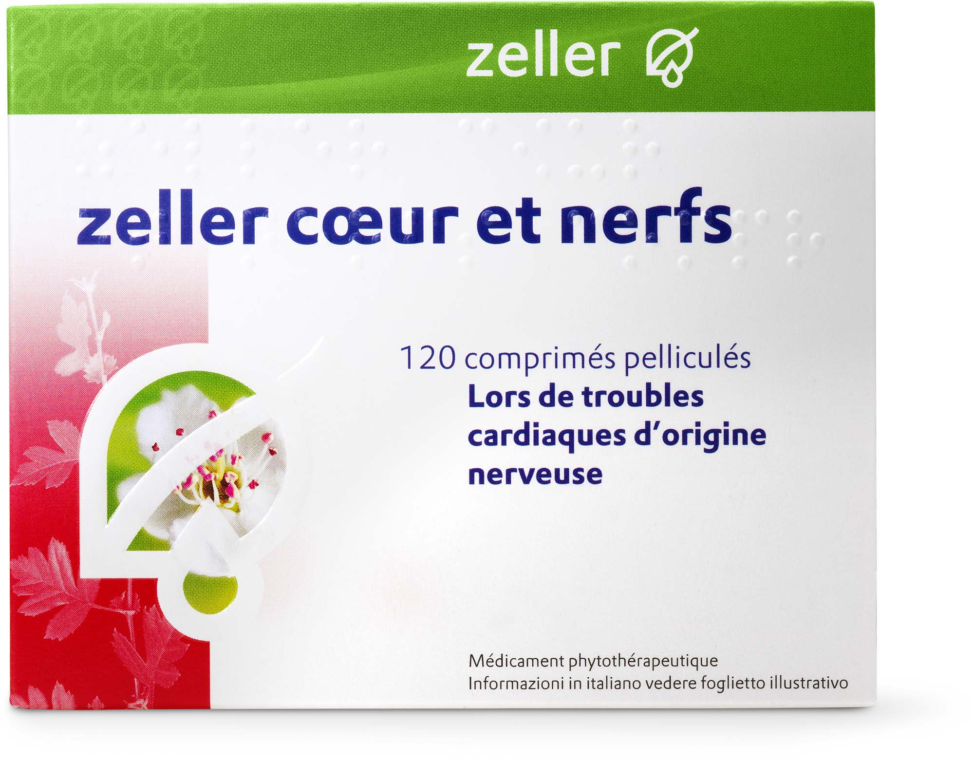 ZELLER coeur et nerfs cpr pellic 120 pc